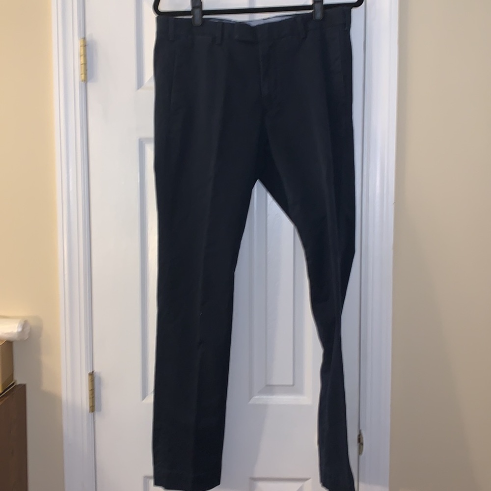Mens Polo Ralph Lauren Stretch Slim Fit Pants Navy 32/32.